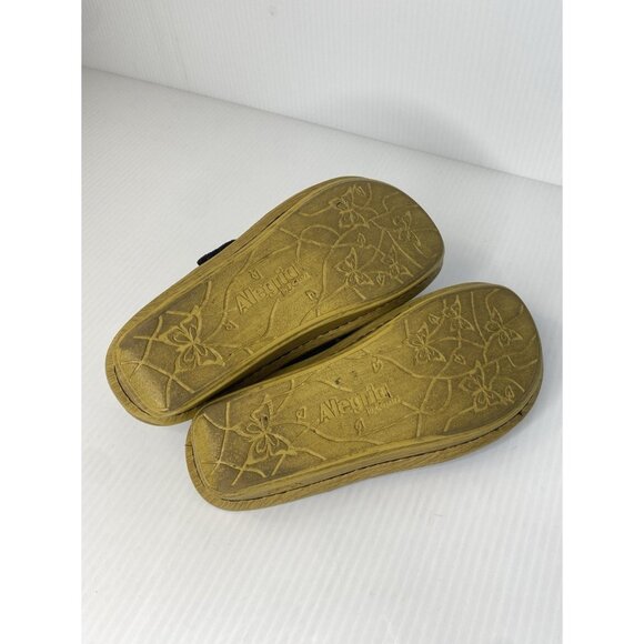 Alegria Verona Finely Black Strappy Slingback Sandals Leather EU 35 US 5 / 5.5 - Picture 8 of 9